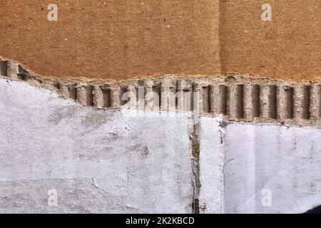 Frammenti di cartone Foto Stock