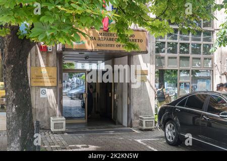 Sofia, Bulgaria - 6 giugno 2022: Ministero della Repubblica della Salute di Bulgaria. Foto Stock