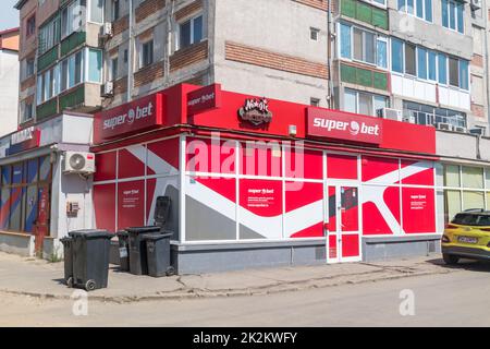 Timisoara, Romania - 8 giugno 2022: Bookmaker Superbet. Foto Stock