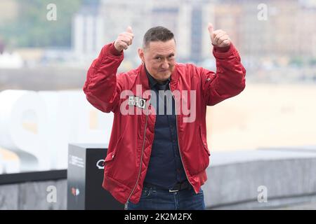 Donostia / San Sebastian. Spagna. 20220923, Fermin Muguruza ha partecipato a 'Black is Beltza II' Photocall durante il 70th San Sebastian International Film Festival al Palazzo Kursaal il 23 settembre 2022 a Donostia / San Sebastian, Spagna Foto Stock