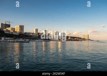 Langeron costa a Odessa, Ucraina Foto Stock