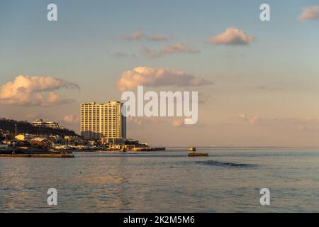 Langeron costa a Odessa, Ucraina Foto Stock