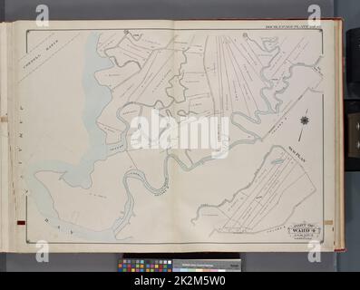 Cartografica, Mappe. 1913. Lionel Pincus e la Principessa Firyal Map Division. Queens (New York, N.Y.), Real Property , New York (state) , New York , Queens (Borough) Queens, V. 1, Double Page Plate No. 27; Part of Jamaica, Ward 4; Map bounded by Black Stone Creek, East Branch of Long Neck Creek, Jamaica Bay Foto Stock