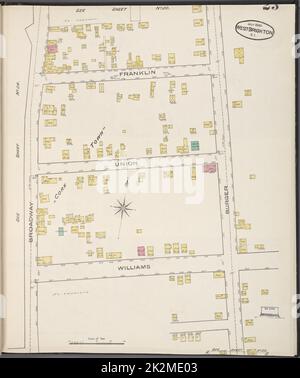 Cartografica, Mappe. 1884 - 1936. Lionel Pincus e la Principessa Firyal Map Division. Assicurazione antincendio , New York (stato), Real Property , New York (stato), Cities & Cities , New York (stato) Staten Island, Plate No. 23 Mappa delimitata da Burger, Williams, Broadway Foto Stock