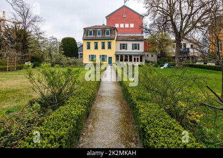 Schillers Gartenhaus und Schiller-Museum Foto Stock