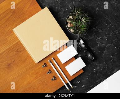 Blank corporate identity Foto Stock