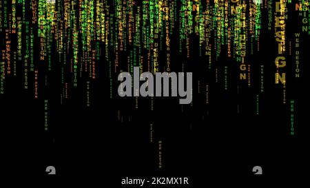 Web design sul web concetto Foto Stock