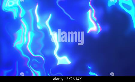 Onde al neon Foto Stock