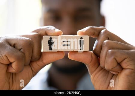 Parità di genere e legge sulla parità Foto Stock