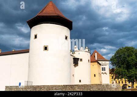 Il castello di Kezmarok towny, Slovacchia Foto Stock