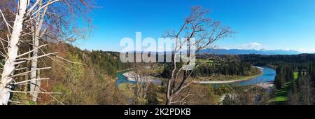 Vista aerea del circuito Litzauer con il bel tempo Foto Stock