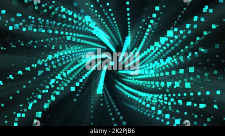 Quadrati digitali Foto Stock