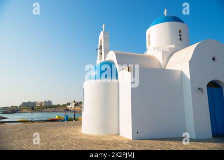 St Nicolas Church. Protaras, Cipro Foto Stock