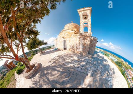 Chiesa Profitis Ilias. Protaras, Cipro Foto Stock