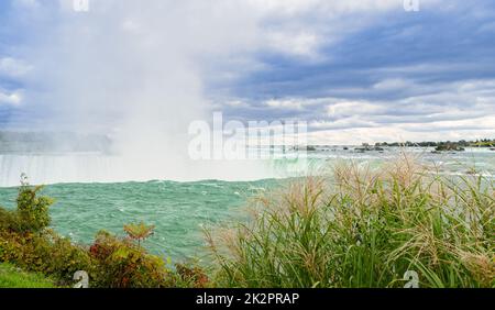 Cascate canadesi Horseshoe di Niagara Falls in Ontario, Canada . Foto Stock
