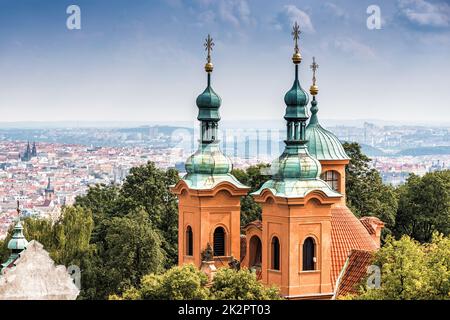 Cattedrale di San Lorenzo. Praga, Repubblica Ceca Foto Stock