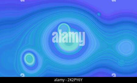 Celle astratte Metamorfosi animazione 3D Foto Stock