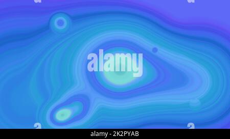 Illustrazione di Metamorphosis 3D delle cellule astratte Foto Stock