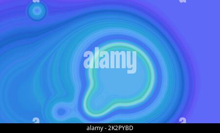 Illustrazione di Metamorphosis 3D delle cellule astratte Foto Stock