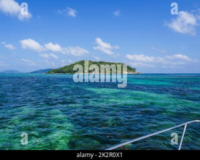 Seychelles, Praslin - Round Island Foto Stock