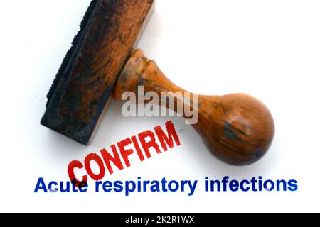 Infezioni acute respiratorie Foto Stock