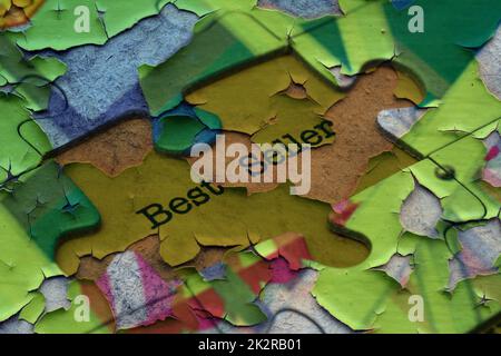 Best seller concetto puzzle Foto Stock