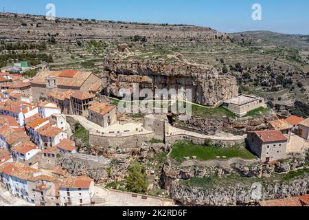 Ares del Maestrazgo provincia di Valencia, Spagna Foto Stock