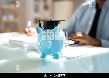 Prestito per studenti. Consulente per l'insegnamento della contabilità Foto Stock