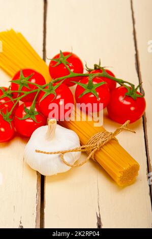 Base di italiano ingredienti per la pasta Foto Stock