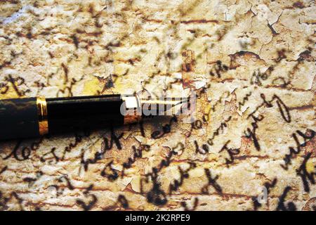 Vecchia lettera Foto Stock