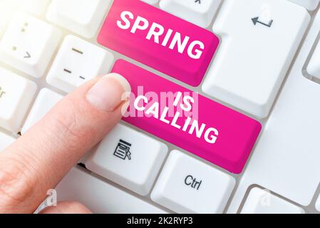 Didascalia di testo che presenta Happy Father S is Day. Parola scritta in tempo per i fiori marzo venire bei colori Sunny Foto Stock