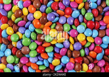 Multicolore Halloween dolce caramella sfondo primo piano Foto Stock