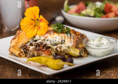 moussaka greca Foto Stock