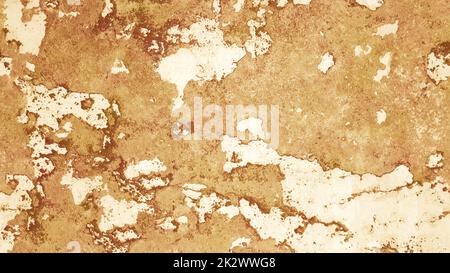 Ruggine al Wheathered e fondo in acciaio graffiato. illustrazione 3d Foto Stock