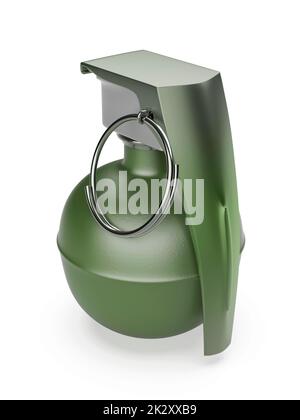 Granata a mano a frammentazione Foto Stock