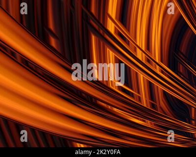 Grafica frattale astratta generata dal computer per il design creativo Foto Stock