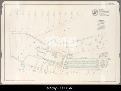 Cartografica, Mappe. 1888 - 1897. Lionel Pincus e la Principessa Firyal Map Division. Bronx (New York, N.Y.) Piastra 3: Mappa n. 549 delimitata da 4th Avenue (130th a 141st STS.), River Avenue, 146th Street, College Rider Avenue, 138th Street, Terza Avenue Avenueand 130th. Foto Stock