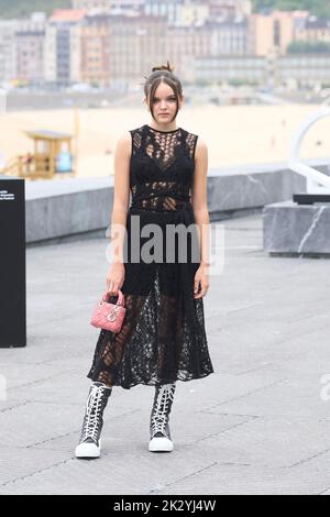 23 settembre 2022, San Sebastian, Spagna: Zoe Arnao ha partecipato 'Apagon' Photocall durante il 70th San Sebastian International Film Festival al Kursaal Palace. (Credit Image: © Jack Abuin/ZUMA Press Wire) Foto Stock