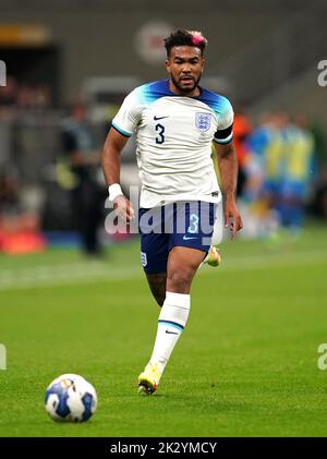 Il Reece James dell'Inghilterra durante la partita della UEFA Nations League allo stadio San Siro di Milano. Data immagine: Venerdì 23 settembre 2022. Foto Stock