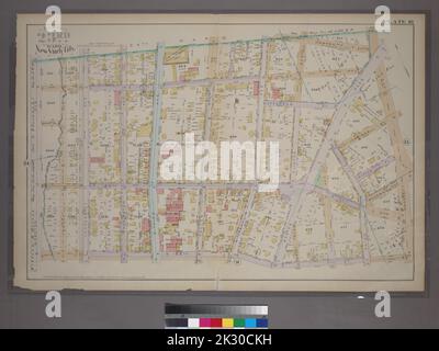 Cartografica, Mappe. 1887. Lionel Pincus e la Principessa Firyal Map Division. New York (N.Y.), Manhattan (New York, N.Y.) Piastra 10: Delimitata da E. 170th St., Clinton Ave., Horton St., Prospect Ave., E. 168th St. E Webster Ave. Parte del 23rd Ward, New York City. Foto Stock