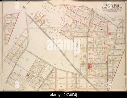 Cartografica, Mappe. 1903. Lionel Pincus e la Principessa Firyal Map Division. Queens (New York, N.Y.) Queens, Vol. 2, Double Page Plate No. 24; parte di Ward Two East Williamsburgh (Evergreen, Ridge Woodheights, Germaniahheights), (St James Park e Glendale); mappa delimitata da Cooper Ave., Irving Ave., Boundary Line tra Borough of Queens e Brooklyn, Madison St., Putnam Ave., Prospect Ave.; tra cui Palmetto St., Fresh Pond Road, Grant St., Sherman St., Myrtle Ave., Glasser St.; Sottopianta; mappa delimitata da Irving Ave., Moffalt St., Cooper Ave., Van Vorhees St.; compresa Schaeffer St., Covert St., Foto Stock