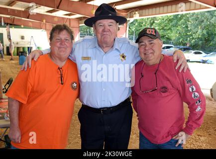 Greenville, Tennessee, Stati Uniti. 23rd Set, 2022. Rick Hurst in un'apparizione pubblica per Hazzard Fest 2022, Greene County Fairgrounds, Greenville, TN 23 settembre 2022. Credit: Derek Storm/Everett Collection/Alamy Live News Foto Stock