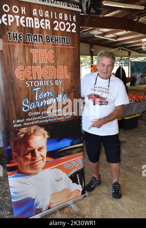 Greenville, Tennessee, Stati Uniti. 23rd Set, 2022. Tom Sarmento a una apparizione pubblica per Hazzard Fest 2022, Greene County Fairgrounds, Greenville, TN 23 settembre 2022. Credit: Derek Storm/Everett Collection/Alamy Live News Foto Stock