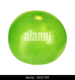 Citrus Sweetie o Pomelit, oroblanco isolati su sfondo bianco di close-up. Campo con percorso di clipping. Foto Stock