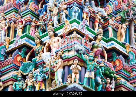 Sri srinivasa perumal temple singapore Foto Stock