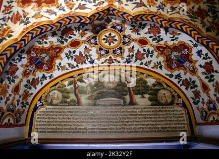Amritsar India Baba Atol Torre 18th ° secolo fresco Foto Stock