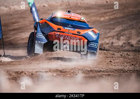 CATIE Munnings (GBR)/Timmy Hansen (SWE), Genesys Andretti United Extreme e durante il X-Prix Extreme e Copper di Antofagasta, Cile. , . (Foto di Charly Lopez/Motorsport Images/Sipa USA) Credit: Sipa USA/Alamy Live News Foto Stock