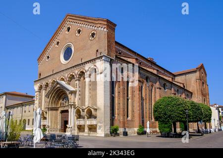 Chiesa di San Lorenzo, Piazza San Lorenzo, Vicenza, Veneto, Italia Foto Stock