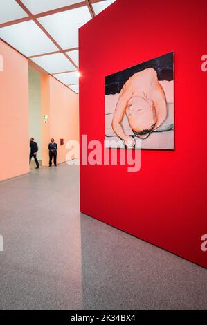 Mostra 'Feeling', Pinakothek der moderne, Monaco, Baviera alta, Baviera, Germania Foto Stock