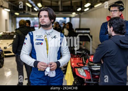 GARCIN Alexis (fra), Herrero Racing, Alpine A110 CUP, ritratto durante il 5th° round della Alpine Europa Cup 2022, dal 23 al 25 settembre sull'Autodromo Nazionale di Monza a Monza, Italia - Foto Marc de Mattia/DPPI Foto Stock